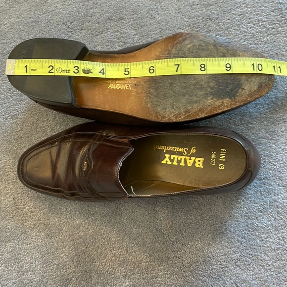 Bally Switzerland Leather Loafers UK 6.5/US 7.5 (American) Dark Brown - Picture 16 of 16